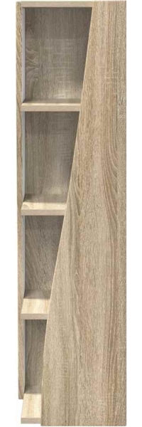 vidaXL Eckschrank Weiß 27,5 x 27 x 102 cm Holzwerkstoff 889847 Bild 4