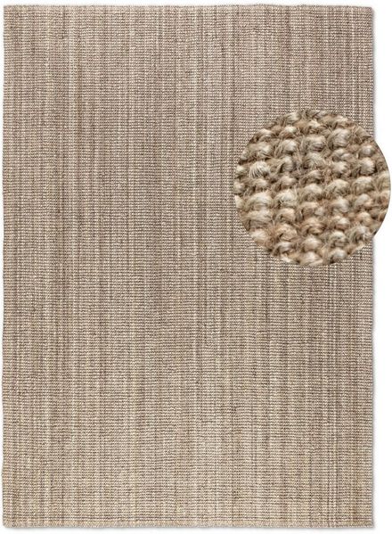 HANSE Home Teppich Jaipur Juteteppich, als Läufer und in Rund, rechteckig, Höhe: 10 mm, 100% Naturfaser, Wohnzimmer, Esszimmer, Schlafzimmer, GRS