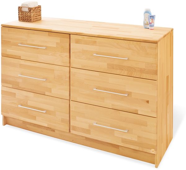 Pinolino Kinderzimmer Set Jugendzimmer 'Natura' extrabreit groß mit Hochbett, 3-tlg. Bild 4
