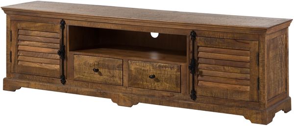 TV-Board Mango 200x45x60 dunkelbraun geölt RODEZ #149