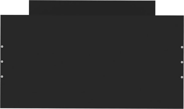 vidaXL Bettgestell Schwarz 75x190 cm Holzwerkstoff 835947 Bild 4