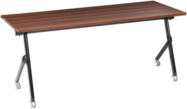 Zusammenklappbarer Schreibtisch BENDI Dunkelbraun 180 cm 60 cm