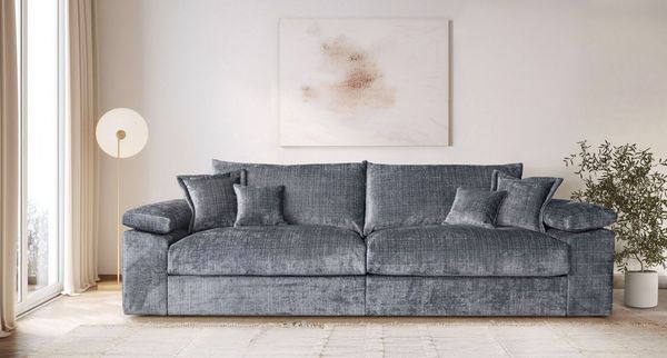 Home affaire Big-Sofa Soft&Cosy XXL, B: 303 cm - OTTO. Verlässliche Qualität, Mega-Sofa, Cord oder Chenille-Struktur, mit Federkern & 4 Zierkissen