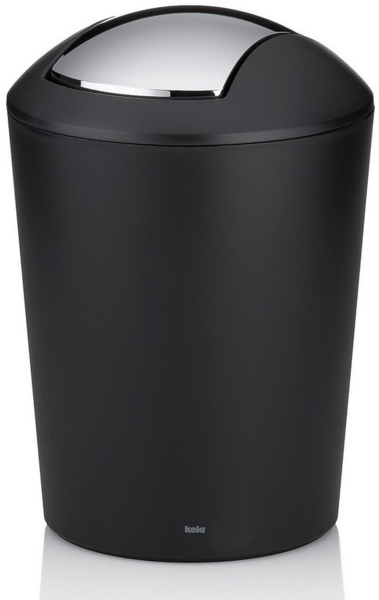 kela 'Marta' Kosmetikeimer, Deckel abnehmbar, Kunststoff, 5 Liter, Schwarz Bild 5