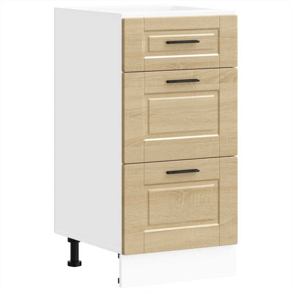 vidaXL Küchenunterschrank Porto Sonoma-Eiche Holzwerkstoff 854223 Bild 1