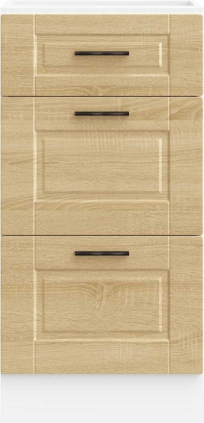 vidaXL Küchenunterschrank Porto Sonoma-Eiche Holzwerkstoff 854223 Bild 3