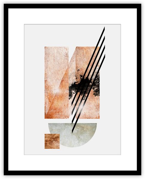 Dekoria Bild Abstract II 40x50cm copper