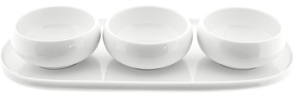 Snackschalen-Set Belicia Servierteller mit 3 Schalen