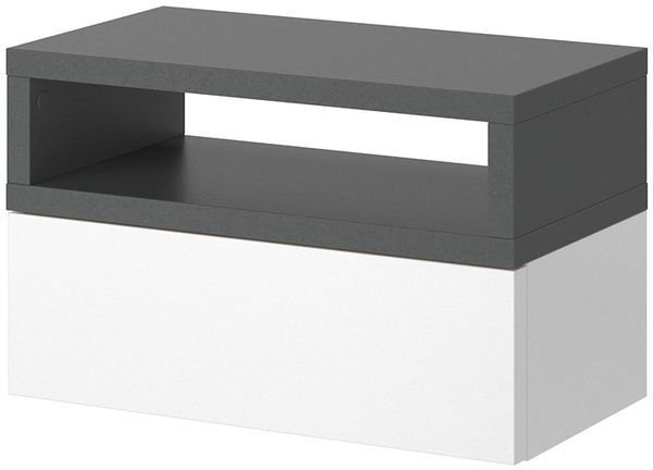 Nachttisch Urbano Anthrazit 45 x 28 cm Vicco
