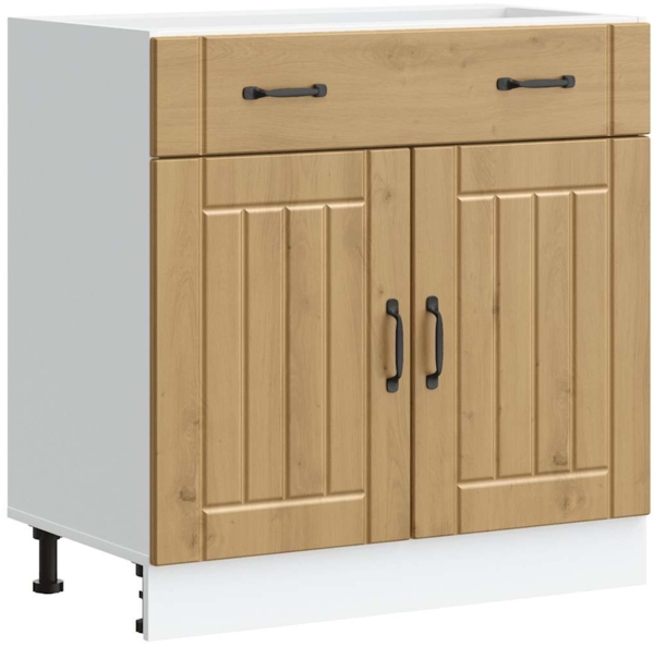 vidaXL Küchen-Unterschrank Lucca Artisan-Eiche Holzwerkstoff 853746