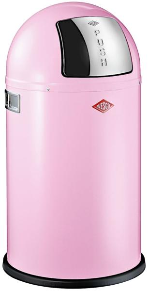 Wesco 'Pushboy Junior' Abfallsammler, 22 Liter, Stahlblech, Pink