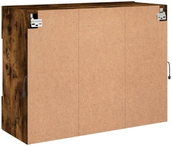 vidaXL TV-Wandschrank mit LED-Leuchten Räuchereiche 78,5x30x60,5 cm 837103 Bild 11