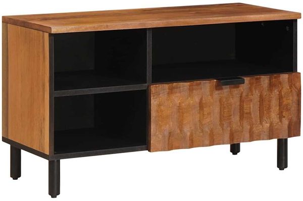 vidaXL TV-Schränk mit Regal Akazienbraune Oberfläche 80 x 33 x 46 cm 4017917