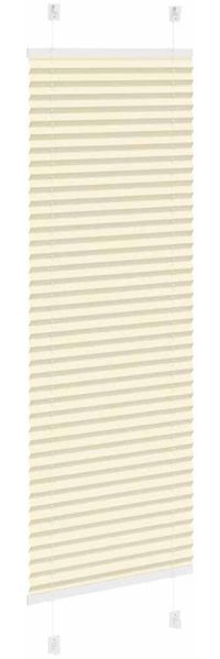 vidaXL Plissee Creme 45x100 cm Stoffbreite 44,4 cm Polyester 4015268 Bild 4