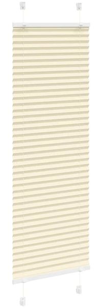 vidaXL Plissee Creme 45x100 cm Stoffbreite 44,4 cm Polyester 4015268 Bild 3