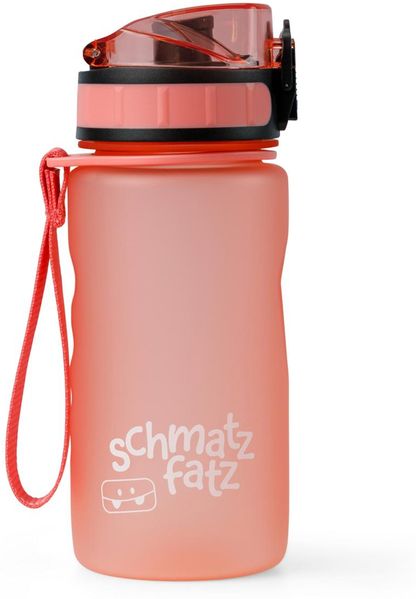 Klarstein Trinkflasche 350ml, Sport Trinkflasche zum Wandern, Schule & Fitnessstudio, Geschmacksneutrale Wasserflasche Auslaufsicher, Trinkflasche mit Fruchteinsatz, Trinkflasche BPA-Frei, Koralle