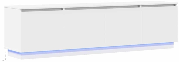 vidaXL LED-TV-Dashboard Weiß 180 x 38 x 49 cm Holzwerkstoff 3376144 Bild 1