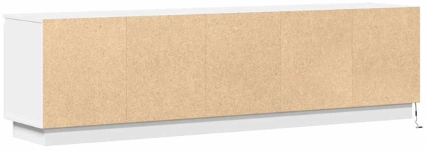 vidaXL LED-TV-Dashboard Weiß 180 x 38 x 49 cm Holzwerkstoff 3376144 Bild 8