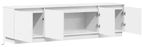 vidaXL LED-TV-Dashboard Weiß 180 x 38 x 49 cm Holzwerkstoff 3376144 Bild 5