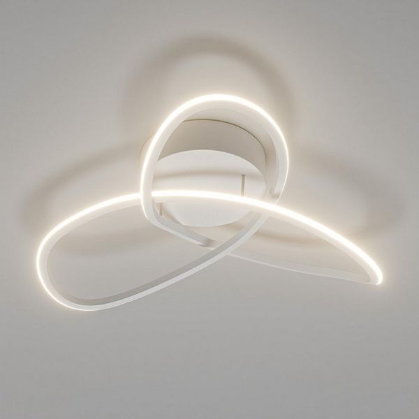 LQWELL LED Deckenleuchte Modern Led Deckenleuchte Schlafzimmerleuchte Wohnzimmerleuchte, LED fest integriert, Warmweiß (3000K)/ Neutralweiß (4000K)/ Kaltweiß (6500K), augenschonende Deckenbeleuchtung, für Wohnzimmer, Schlafzimmer, Küchen, Flure, Balkon...