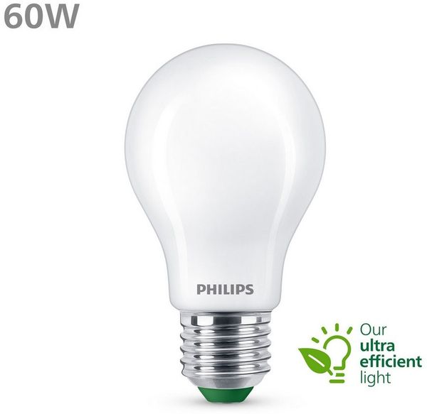 Philips Classic LED-A-Label Lampe 60W E27 matt warmws 3er Pack