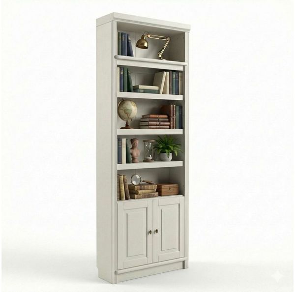 OTTO home Bücherregal mit 2 Türen Soeren Regal Aktenregal B/T/H: 80/29/220 cm, massive Kiefer, FSC®-zertifiziert