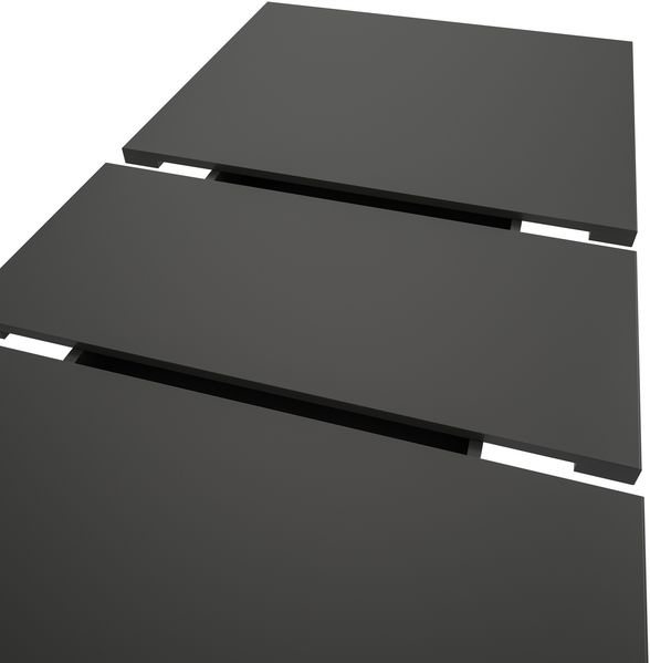 Kulissen-Esstisch >Motion< ausziehbar 190cm, Grau / Weiß - 150/190x76x90cm (BxHxT) Bild 4