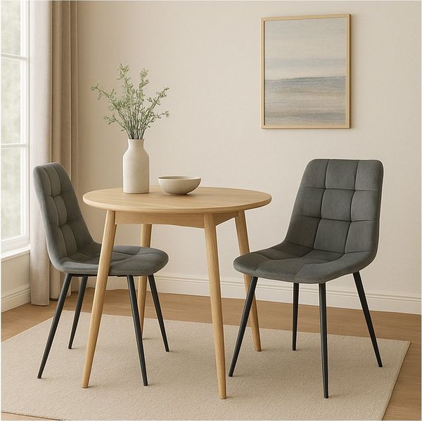 HTI-Living Esszimmerstuhl Stuhl Mesa Velvet 2er-Set (Set, 2 St), Esszimmerstuhl Samt