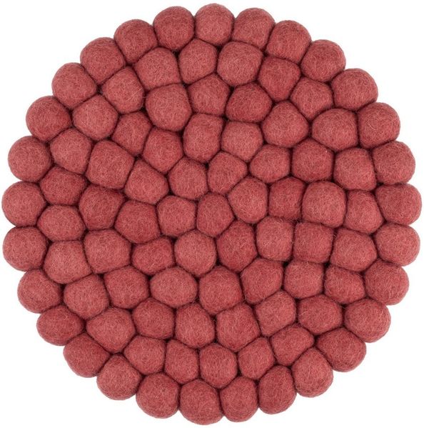 myfelt Topfuntersetzer Filzkugel Topfuntersetzer ⌀ 20 cm, Schurwolle