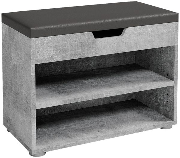 Schuhbank Rolfe Beton 60 x 45 cm Vicco