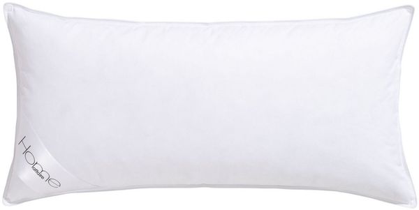 Home affaire Federkopfkissen Trin Kopfkissen 40x80 cm, 80x80 cm, Füllung: 85% Federn & 15% Daunen, Bezug: Baumwolle, Bauchschläfer, Rückenschläfer, Seitenschläfer, Kissen, DOWNPASS zertifiziert, NOMITE-Auszeichnung