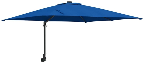 vidaXL Garten-Sonnenschirm Azurblau 248,5 x 247,5 x 160 cm 42003242