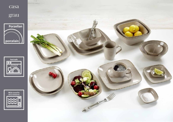 Ritzenhoff & Breker Casa Beilagenschale ø 14 cm 6er Set grau Bild 2