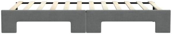 vidaXL Tagesbett Ausziehbar Dunkelgrau 90x200 cm Stoff 3196579 Bild 10