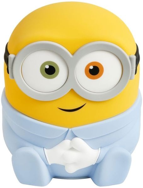 Paladone Minions Bob SquishyGlo Silikon-Nachtlicht, offiziell lizenziert, weiche Haptik, wiederaufladbare Lampe mit Auto-Off-Timer, für Schlafzimmer & Zuhause, Kinder & Erwachsene