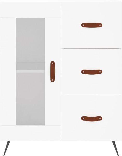 vidaXL Sideboard Weiß 69,5x34x90 cm Holzwerkstoff 828012 Bild 5