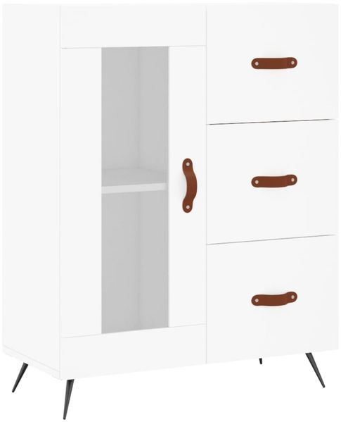 vidaXL Sideboard Weiß 69,5x34x90 cm Holzwerkstoff 828012 Bild 2