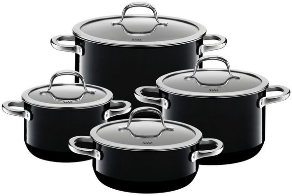 Silit Passion Black Topfset Induktion 4-teilig