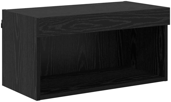 vidaXL TV-Schränk Schwarz Eichen-Optik 60 x 30 x 30 cm Holzwerkstoff 882964