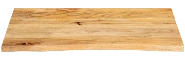 vidaXL Tischplatte mit Baumkante 90x60x2,5 cm Massivholz Mango 370453 Bild 2