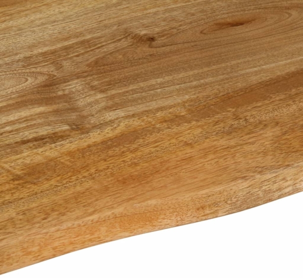 vidaXL Tischplatte mit Baumkante 90x60x2,5 cm Massivholz Mango 370453 Bild 6