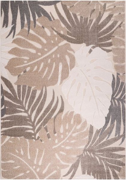 Sanat Teppich Floral Outdoor, rechteckig, Höhe: 6 mm, In- und Outdoor geeignet, florales Design, Balkon, Terasse