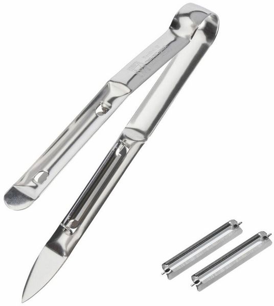 WESTMARK Sparschäler inklusive 2 Ersatzklingen, Monopol Edition, Spargelschäler, Asparago, Made in Germany, spülmaschinengeeignet