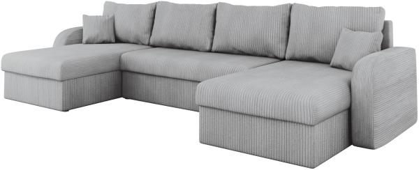 Ecksofa Kris U Cord (Farbe: Poso 110)