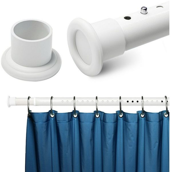 CALIYO Klemmstange Teleskopstange 210-260/260-310/310-360 CM Vorhangstange ohne Bohren, Ø 32 mm, Ausziehbar, Duschvorhangstange, Badstange, Gardinenstange, Kohlenstoffstahl, Ausziehbar, Klemmbar, Duschvorhangstange, Badstange, Gardinenstange