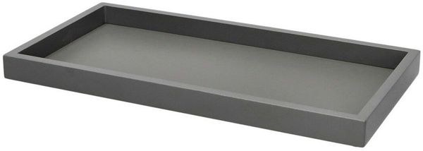 Giftcompany Tablett Neo Tablett rechteckig grau 30cm, Holzfaserplatte