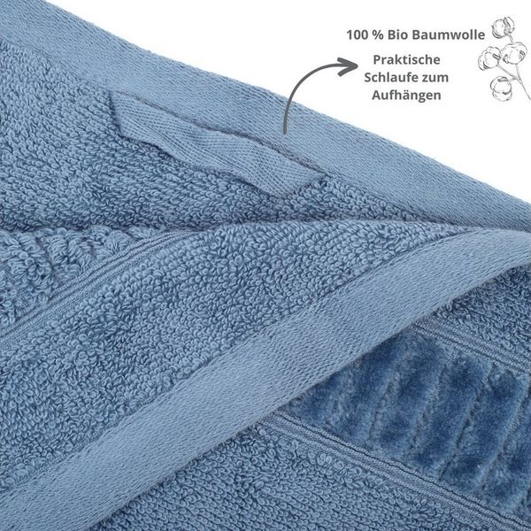 liebling Gästehandtuch Organic, 100% Bio Baumwolle, knitterarm, luxuriös, mit praktischer Schlaufe zum Aufhängen
