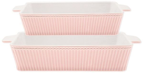 Greengate Alice Auflaufform pale pink Set2