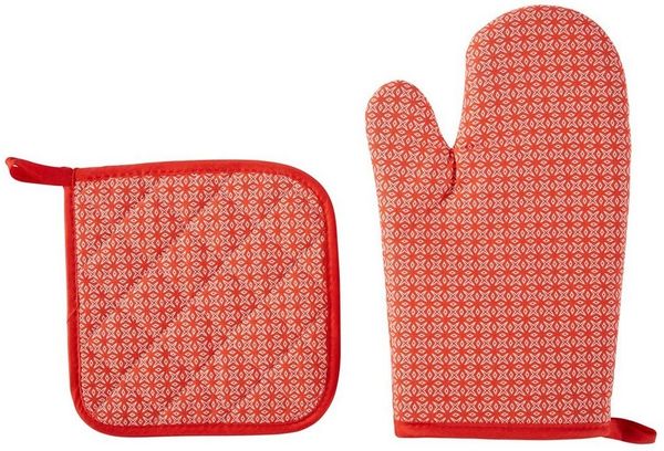 Marrakesch Orient & Mediterran Interior Topfhandschuhe Ofenhandschuh Topflappen Layla, (1-tlg), Handarbeit