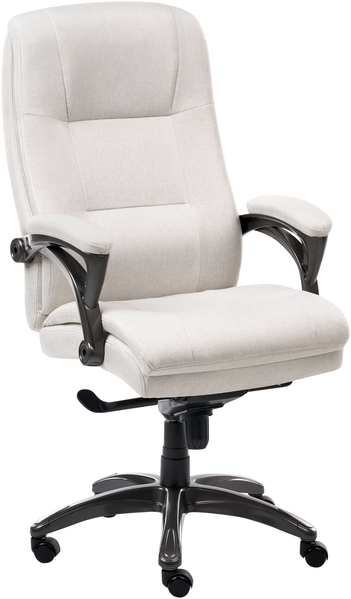 Chefsessel MAGNUS Leinen Hellbeige